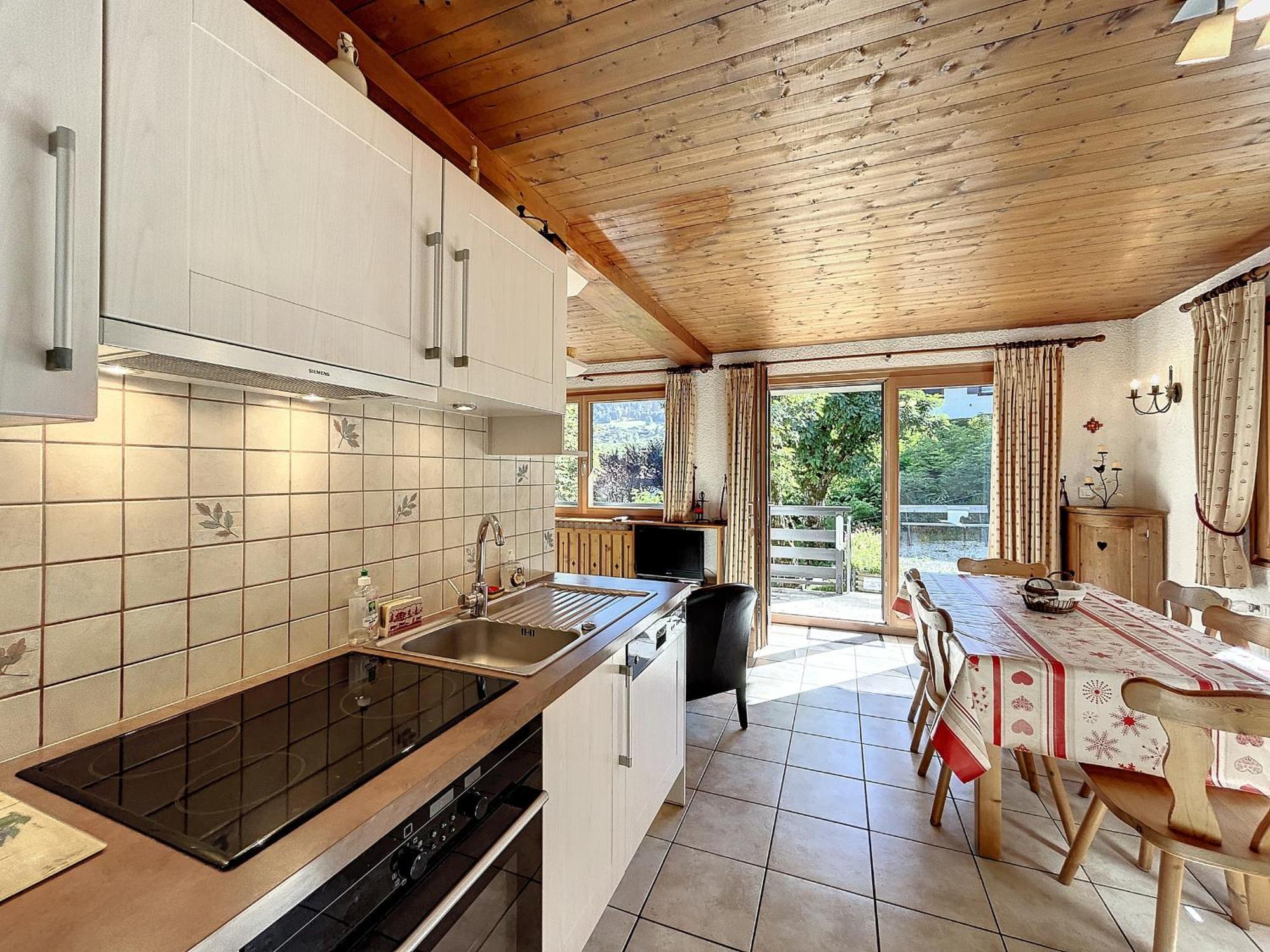 Bel Apt Au Centre De Combloux Avec Jardin, Balcon, Wifi Et Parking A 300M Des Commerces - Fr-1-560-52 Buitenkant foto