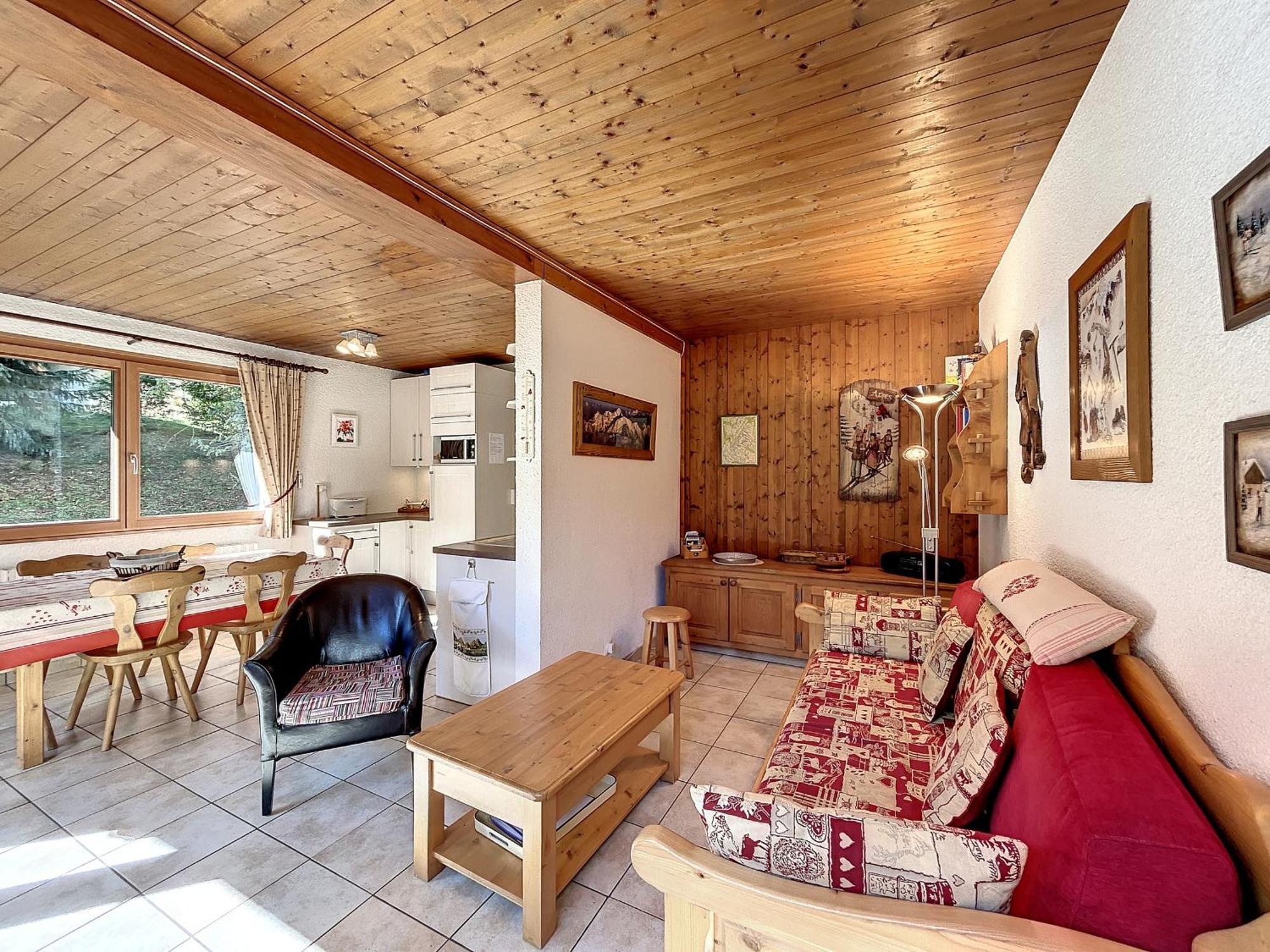 Bel Apt Au Centre De Combloux Avec Jardin, Balcon, Wifi Et Parking A 300M Des Commerces - Fr-1-560-52 Buitenkant foto