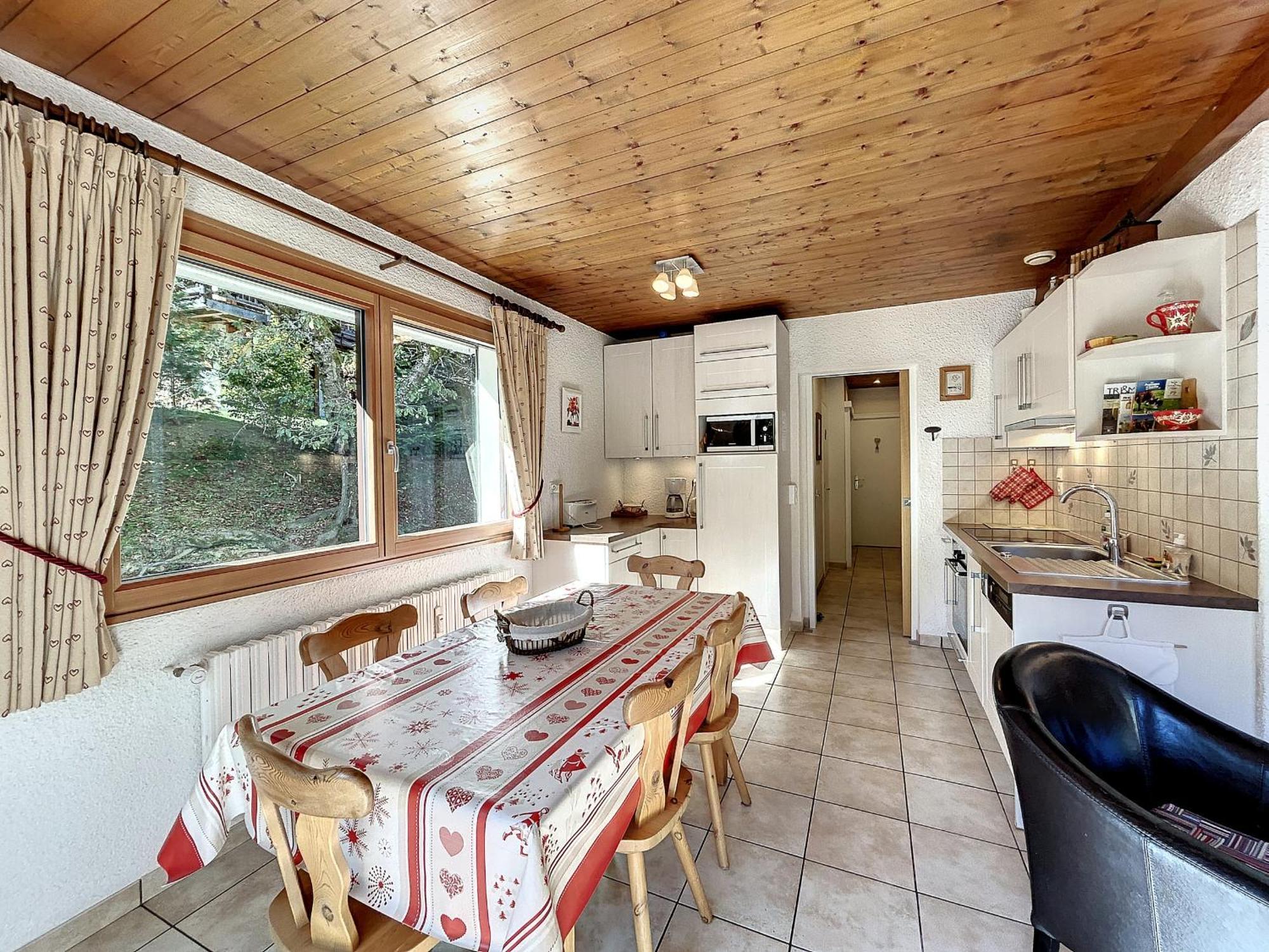 Bel Apt Au Centre De Combloux Avec Jardin, Balcon, Wifi Et Parking A 300M Des Commerces - Fr-1-560-52 Buitenkant foto